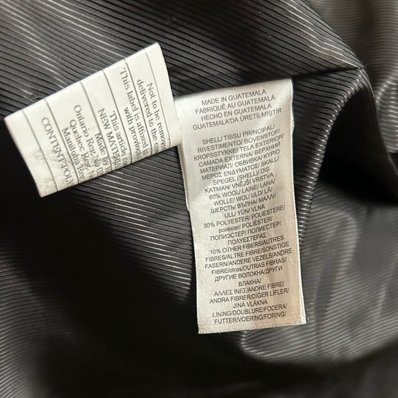 Lauren Ralph Lauren Gray Wool Blend Long Coat Size 16 - Picture 5 of 7